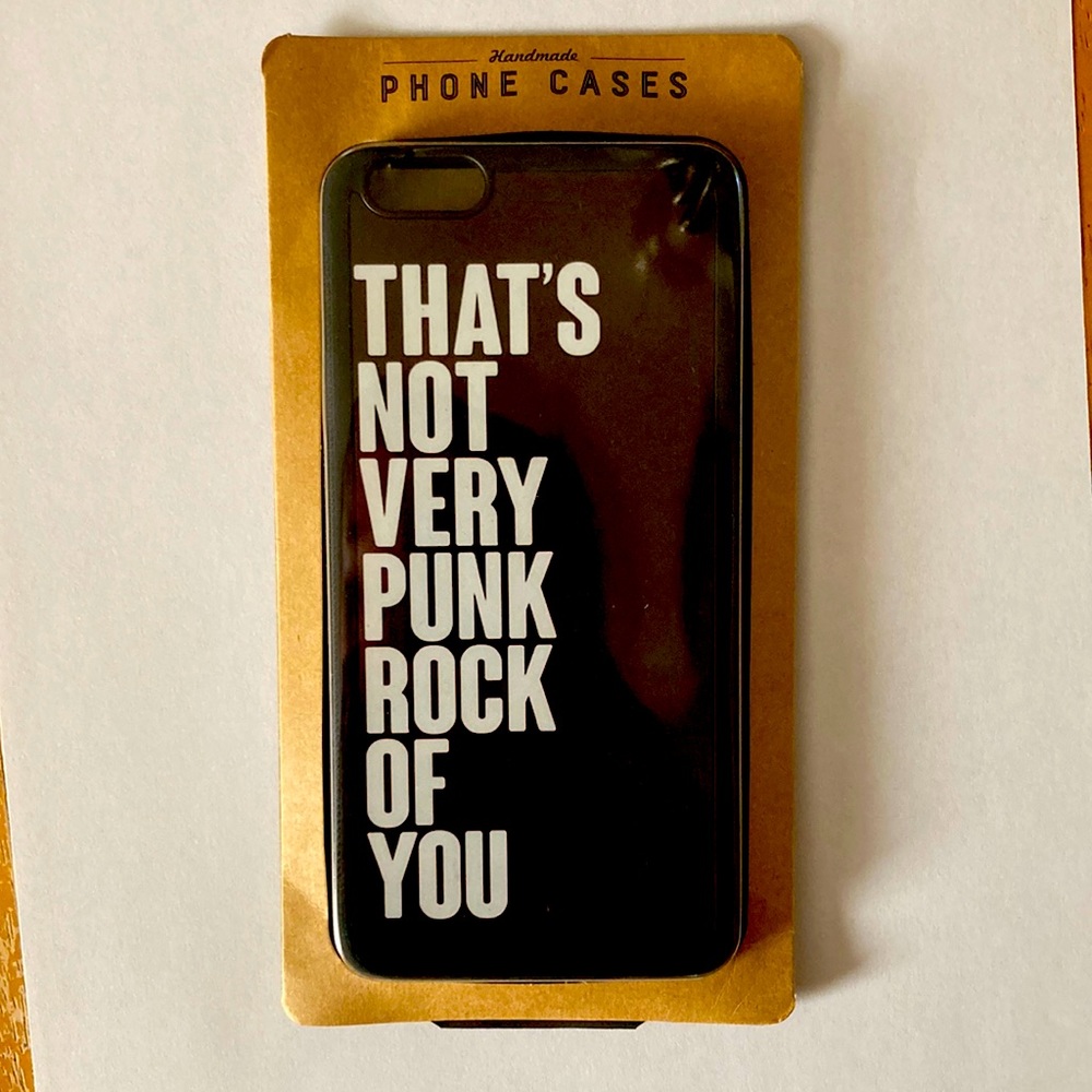 “That’s Not Very Punk Rock Of You” Phones case